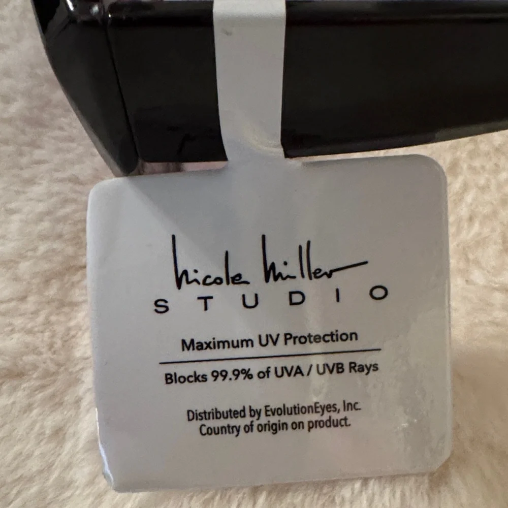Nicole Miller Studio Black Sunglasses